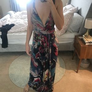 Haven Cotton Floral Maxi Dress